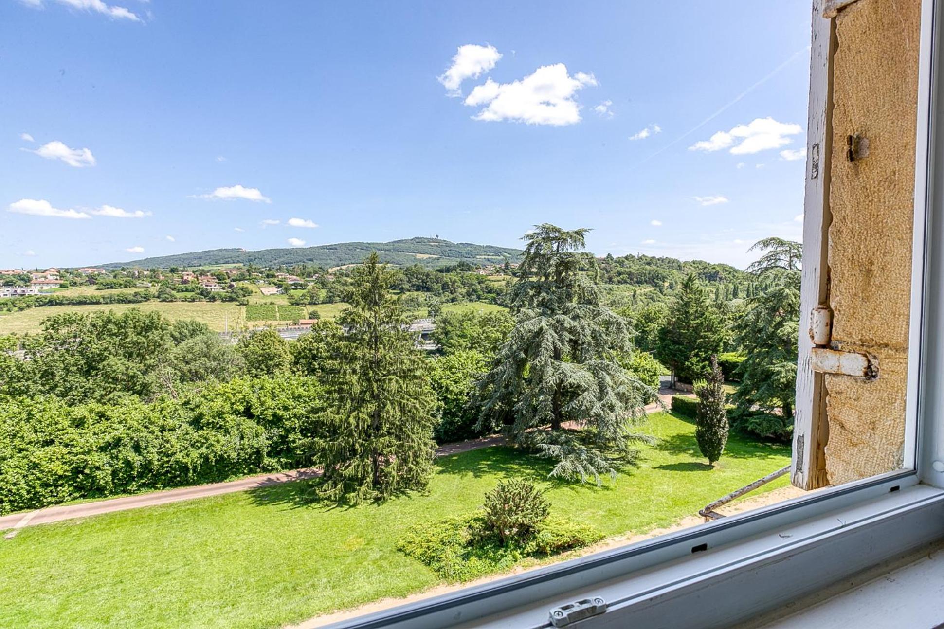 Sejourner Au Chateau De La Roue Grand Appartement Lissieu Zewnętrze zdjęcie